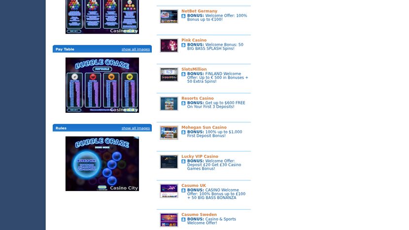 Bubble Craze — Bonus features in action