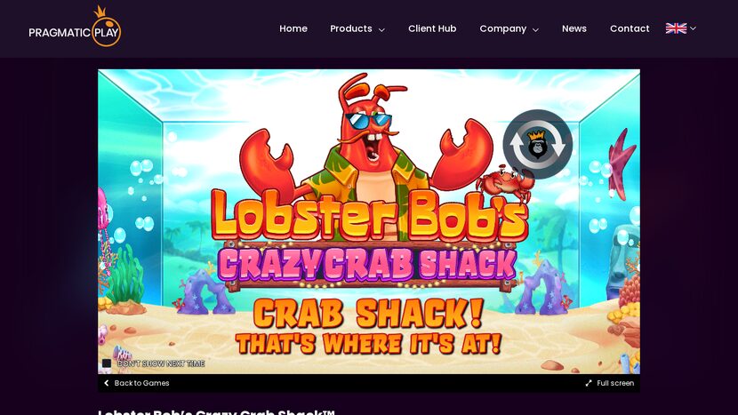 Crabbin Crazy — Big win potential