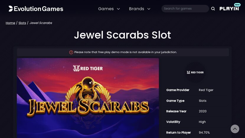 Jewel Scarabs — gameplay screenshot from official demo