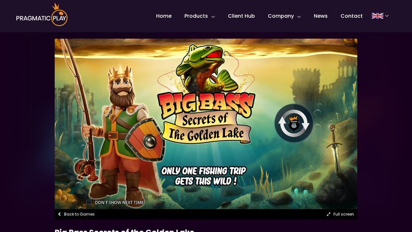 Lakes Five — Winning combination display