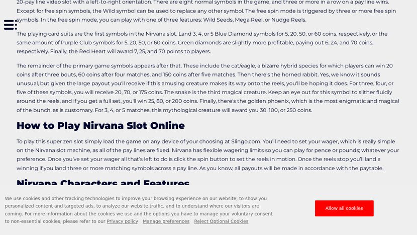 Nrvna — Bonus features in action