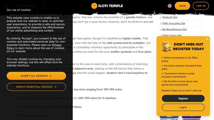 Pearl Lagoon — Game overview — official provider screenshot