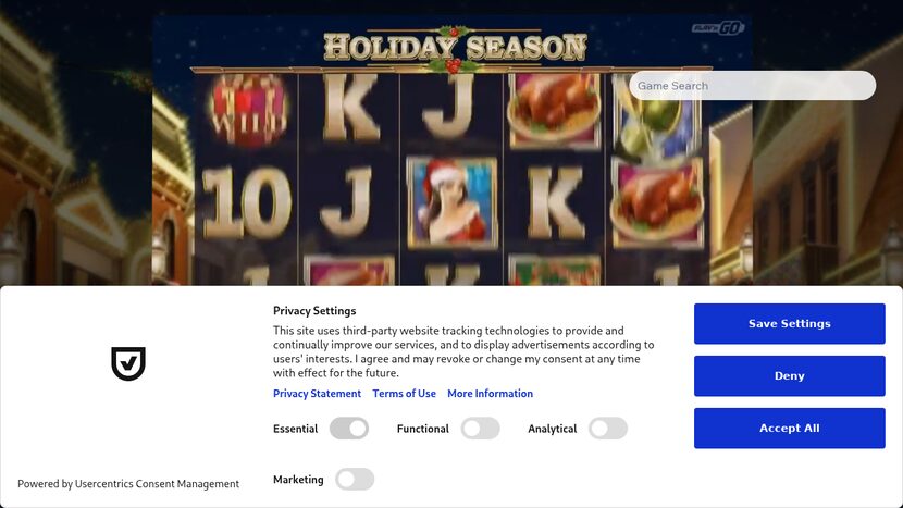 Seasons — Game interface and provider view
