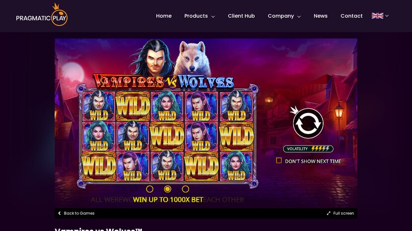 Vampires Vs Wolves — Bonus features and free spins in action