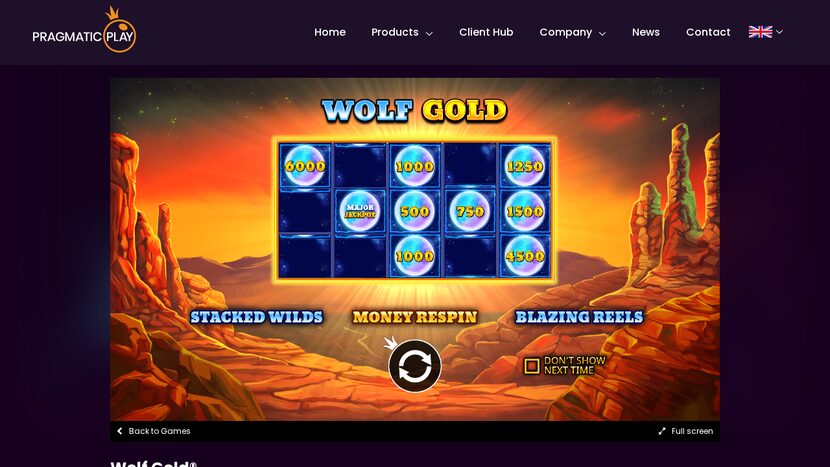 Wild Wolf — Theme, design and symbol layout