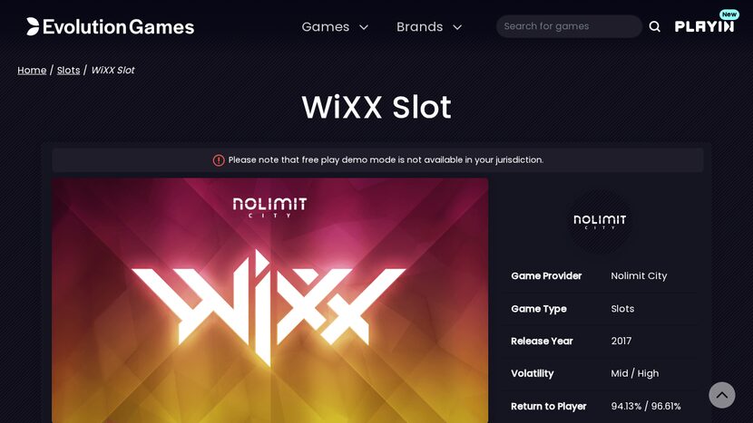 Wixx — gameplay screenshot from official demo